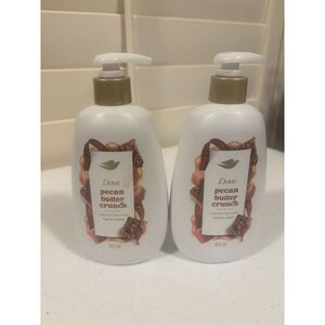 Lot Of 2 12oz Dove Pecan Butter Crunch Hand‎ Soap Limited Holiday Edition. New
